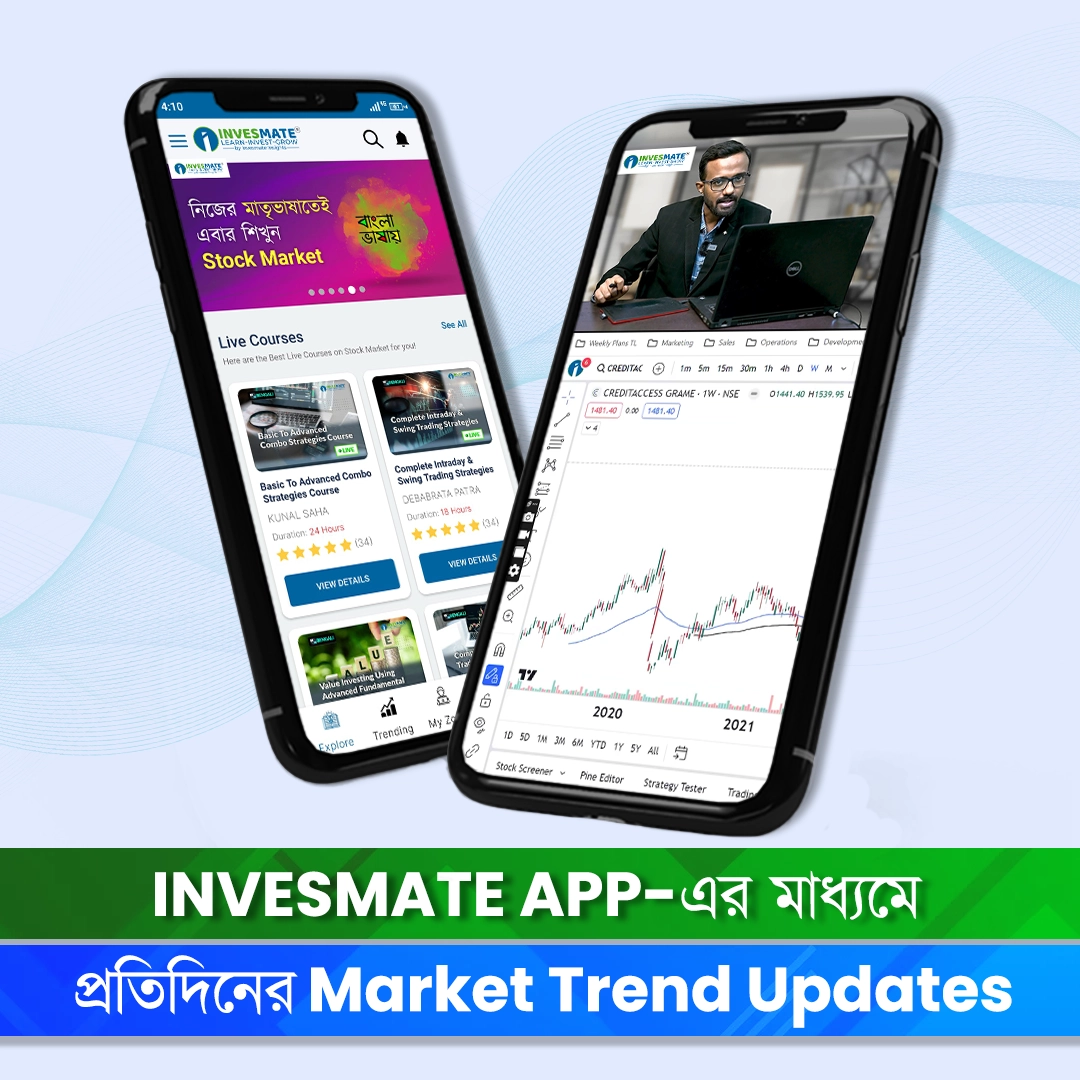 INVESMATE APP থেকে পাবেন Market Updates
